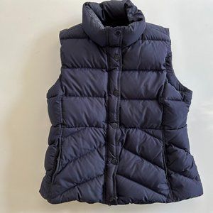 J. Crew Navy Down Puffer Vest, Size L